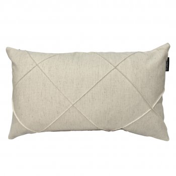 Capa P/ Almofada Linho Off White Drapeada - 30x50cm