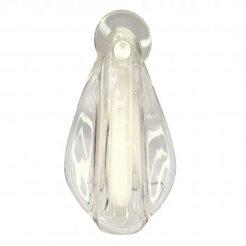 Imagem Nossa Senhora em Cristal Murano Branco - 30cm