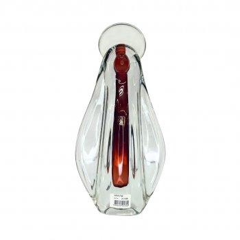 Imagem Nossa Senhora em Cristal Murano Âmbar Indiano - 22cm