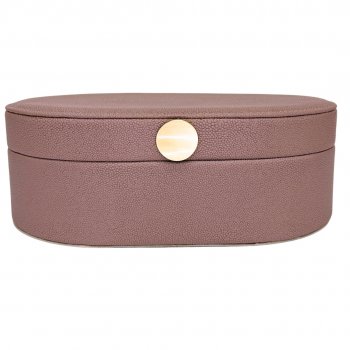 Caixa Organizadora Oval Rose - 24cm