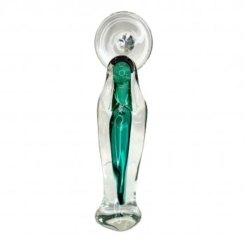 Nossa Senhora em Murano Labone Verde Esmeralda - 31cm