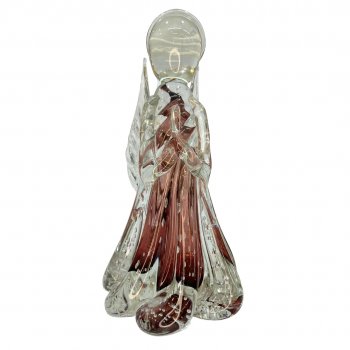Anjo em Murano Cristais Labone New Ruby - 35cm