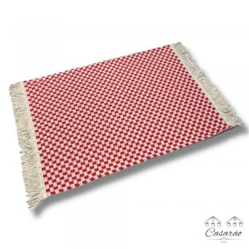 Tapete de Porta Pilão 0,48x0,70 M - Vermelho